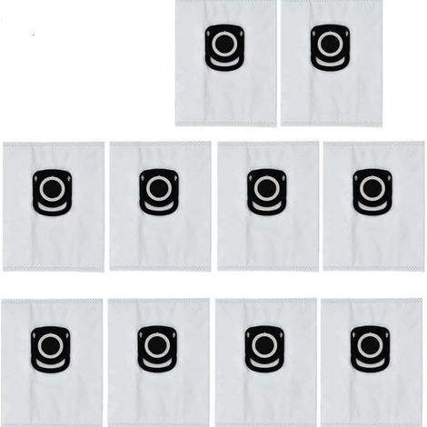 Compatible avec les aspirateurs robots Rowenta, ZR200540, Hygiene + (Hygiene Plus), sacs de filtration efficaces, ensemble de sacs à poussière, accessoires de remplacement (10 pièces) (1/4)