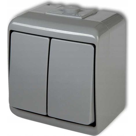 Interruttore a candela Junior, grigio IP54, 10WHE-2 (1/2)