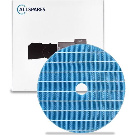 Filtro di umidificazione AllSpares NanoCloud per umidificatori adatto a Philips FY2425/30 (Ø240mm)