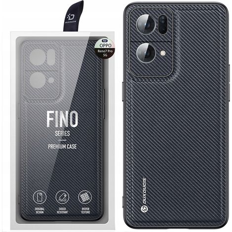 Cover Dux Ducis Fino in nylon per Oppo Reno7 Pro 5G, colore nero. (1/5)