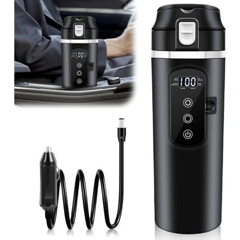 Bouilloire de voiture - - 500 ml - Écran LCD - 12 V/24 V - Réglage de la température