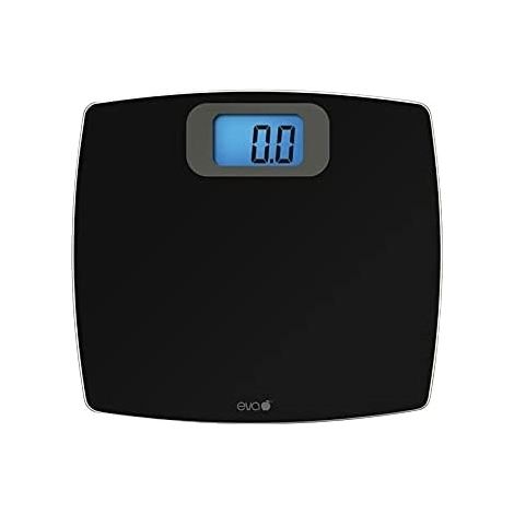 Bilancia Pesapersone Digitale in Vetro Bianca Max 200 kg div.50 g Eva Collection