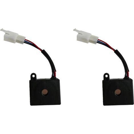 Deux relais clignotants avec avertisseur sonore, adaptés aux vélos électriques 48V-60V, également adaptés aux scooters électriques. (1/4)