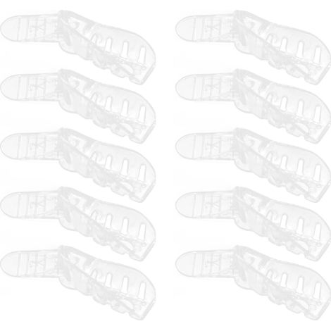 10 Empreintes Dentaires Gabarit Jetable Transparent Support Dents Moulage Soin Bucco-Dentaire Arcade Supérieure Gauche Inférieure Droite (1/5)