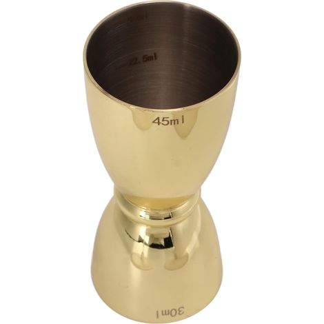 Double-Headed Stainless Steel Cocktail Jigger Measuring Cup, (In (1/5)