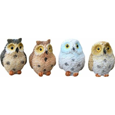 Chouettes sages 3 cm 4pcs (1/5)