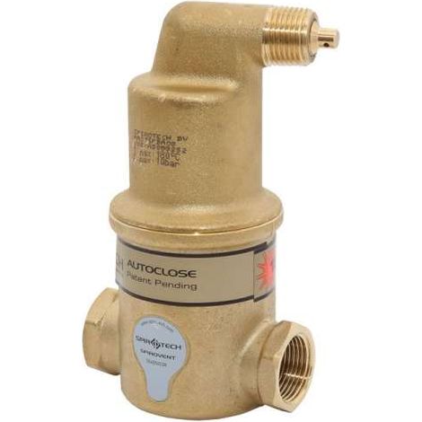 SpiroVent Solar Autoclose Mikroblasenabscheider mit 3/4'' Innengewinde AA075FBA08 (1/2)
