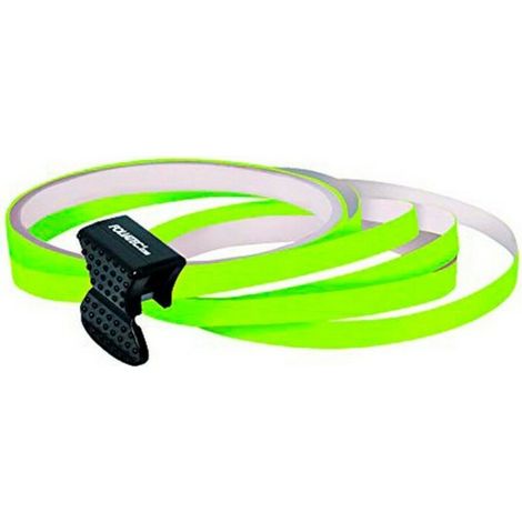 PROGETTAZIONE DI CERCHI CON STRISCE RIGATE INCL. AIUTO AL MONTAGGIO NEON GIALLO L 8 6 M (4 X 2 15 M) L 6 MM