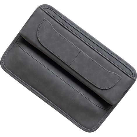 Rangement pour Fente de Siège Auto,Écrase de Rangement avec Trou de Chargeur pour Siège Auto - pour Smartphone, Clés, Cartes, Camion, Véhicule, Tracteur, Remorque (1/5)