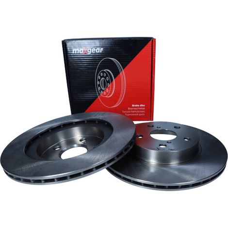 Lot de 2 Disques de frein MAXGEAR 19-2575 TOYOTA 43512-42010 43512-42020 (1/2)