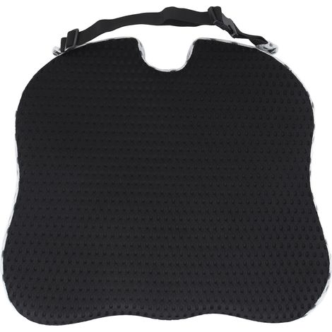 Coussin de chaise épais en mousse à mémoire de forme respirante en maille aérée pour la maison, la voiture ou le bureau. (1/5)