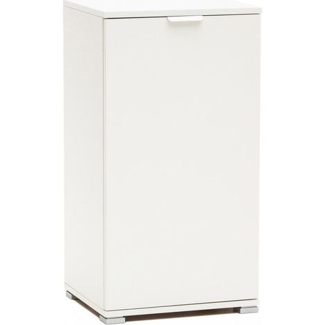 Mobiletto 1 Anta 45x38x85 h cm in Truciolare bilaminato Bianca (1/3)
