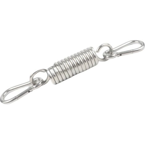 3 crochets à ressort, acier inoxydable 304, amortissement doux, pour fauteuil suspendu, hamac ou balancelle (1/5)