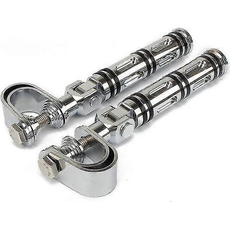 1" 1,25" Motorrad-Sturzbügel-Klemmhalterung Motorschutz Fußrasten Fußstützen für Harley Sportster Softail für Honda GL1500--B (1/5)