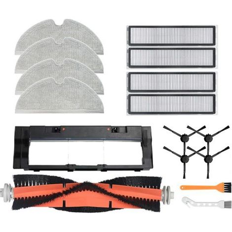 1 set of colors: see photo. Material: plastic and microfiber. Compatible with Dreame Bot D9. (1/2)