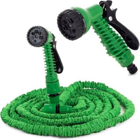 RisingFF Magic Hose 30 m erweiterbarer Gartenschlauch Grün