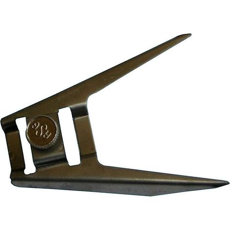 Forchettine Inox per Spiedo Girarrosto - Fermacarne 8x6 cm Confezione da 2 pz