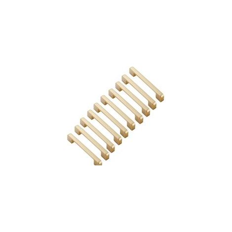 Poignee de Meuble Cuisine dorées Lot de 10 Poignée Meuble Poignée Tiroir poignee barre meuble entraxe 128mm-Poignées de Meubles dorées Poignée Placard Cuisine (1/5)