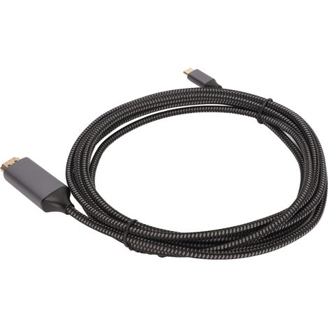 Câble USB-C vers HDMI 4K 60Hz 3m pour Galaxy S22, Dell XPS, Adaptateur Vidéo Ultra HD (1/5)