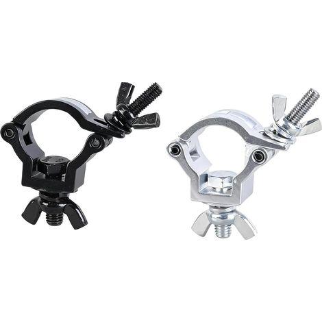 Pince de fixation robuste en alliage d'aluminium et de magnésium Fixation sécurisée 32 à 35 mm Tuyau en alliage d'aluminium et de magnésium Pince de lumière à une seule étape (1/5)