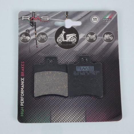 Plaquette de frein RMS pour Scooter MBK 50 Yh Flipper 1999 à 2011 (1/2)