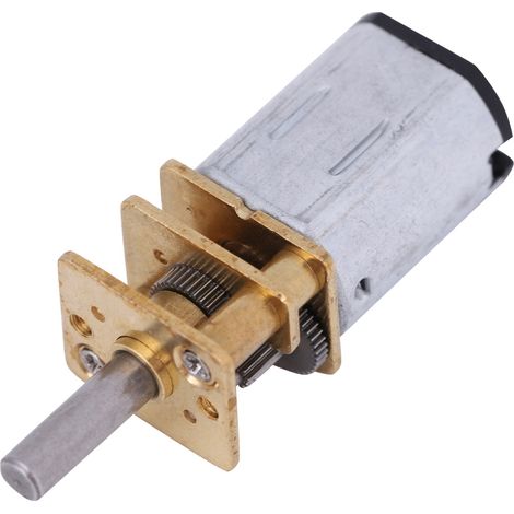 Neuer N20 DC3V 6V 12V 50-2000RPM Drehzahlreduzierungs-Gleichstrommotor mit Metallzahnrädern (1/5)