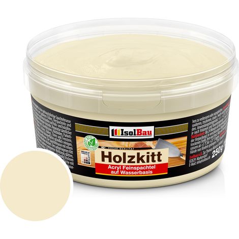 Holzkitt Spachtelmasse Holzspachtelmasse Innen Außen 250g Fichte ( Nr. 14 ) (1/5)