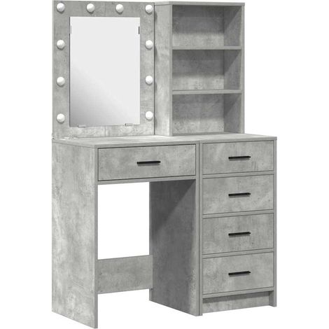 Maison Exclusive - Schminktisch 2 pcs Grau 50 x 41 x 135 cm Holzw