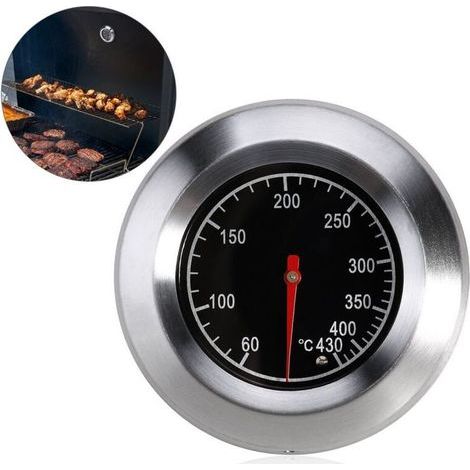 Thermomètre analogique bi-métallique pour four à bois et barbecue (1/5)