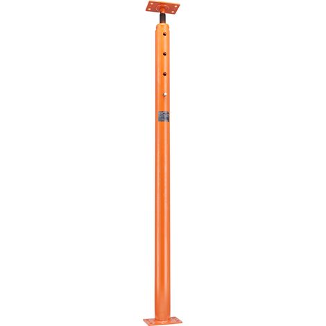 Mophorn Gato de piso para casa , rango de altura de 56" a 100", capacidad de carga máxima de 18000 lb, poste de gato de sótano con viga de soporte ajustable para nivelación, gato telescópico de (1/5)