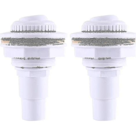 Joint de raccord de jet de retour complet pour piscine hors sol 2 pièces et adaptateur de tuyau mâle 1-1/2 pouce et écrou 3/4 pouce (1/3)