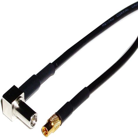 BeMatik - Câble RG-174RF 20cm (MS-147-C-LP-Macho/MMCX-Hembra) (1/3)