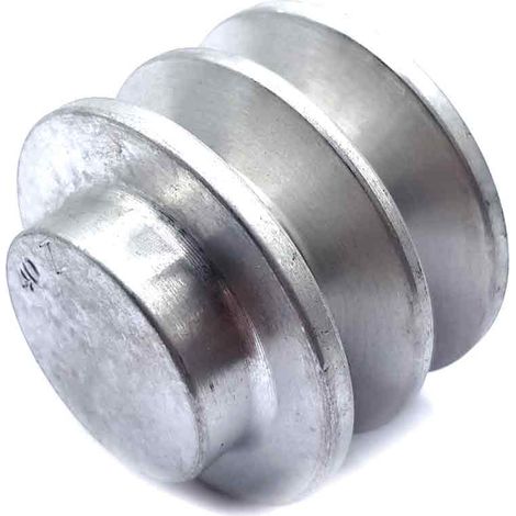 Poulie trapézoïdale aluminium moyeu plein SPZ40/2ALU
