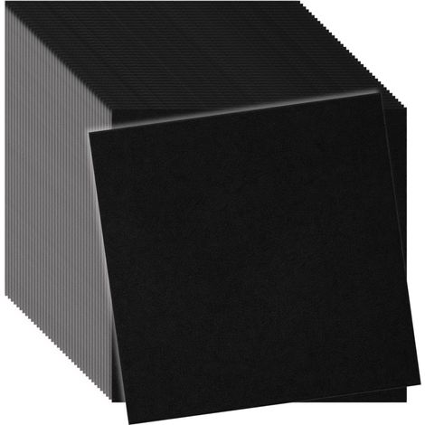 Panneaux De Plafond 3D En Polystyrène, Revêtement De Plafond Décoratif Pour Salon Et Chambre, 50 x 50 cm, 40 Pièces, Noir
