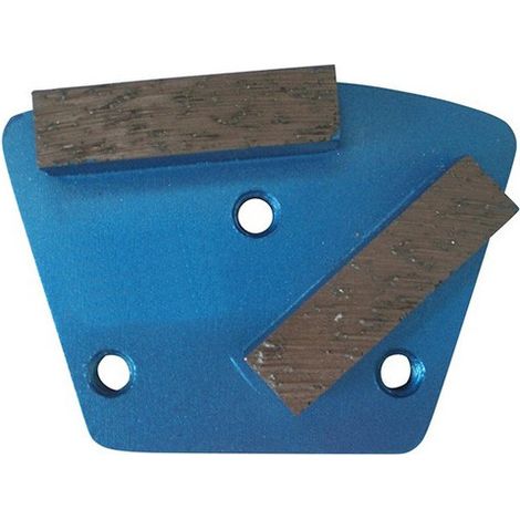 Segment de ponçage diamanté Gr 40 à 3 trous avec connexion M6 - béton très dur ou chape - Diamwood (1/2)