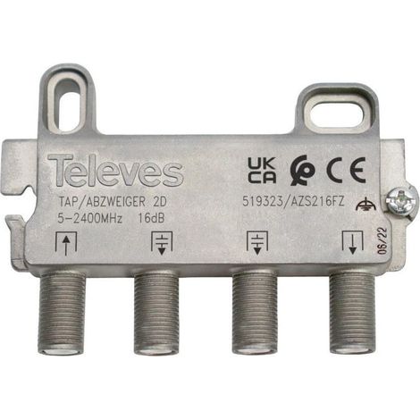 Diviseur série F 5...2400MHz 2D 16dB (1/5)