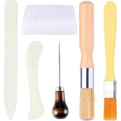 Buchbinderwerkzeugset, Buchbinder, Bindewerkzeuge, Buchbinderset für Buchherstellung, Papierbasteln, Quilten und Lederarbeiten. (1/5)