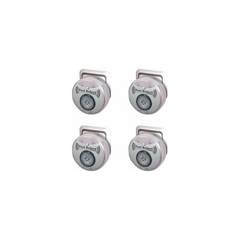 FLITI Ultrasonic Electromagnetic Repellent 200m² Pack of 4 Pest Control Devices (1/5)