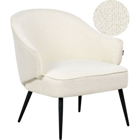 Sessel KAYLA Bouclé Cremeweiß (1/5)
