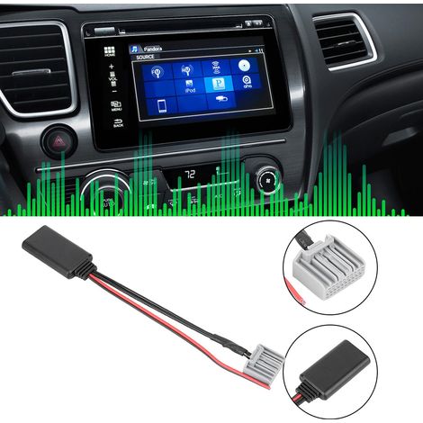 Adaptateur Bluetooth Voiture sans fil Audio MP3 AUX Compatible Honda Civic 2006-2013 (1/5)