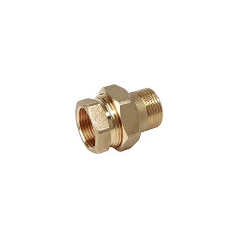 RACCORDO DIRITTO A BOCCHETTONE G 1”FX G 1”M GIACOMINI R18Y005