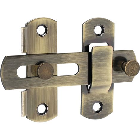 Loquet coulissant, serrure de porte de grange robuste en acier inoxydable - vert vintage
