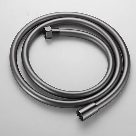 Ciel-Tuyau de douche flexible en PVC gris, 2m, pour pomme de douche à main de salle de bain (1/4)
