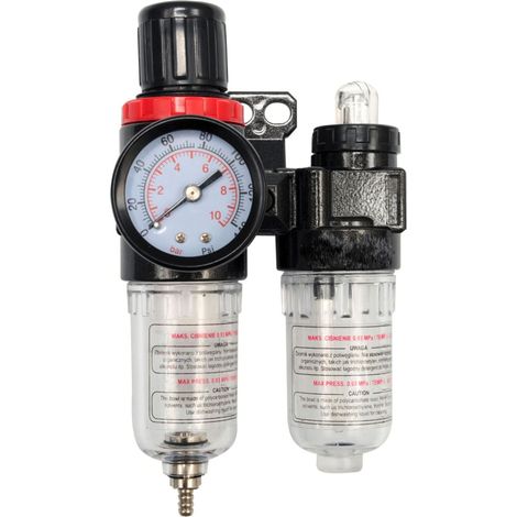 Regolatore di pressione oliatore filtro riduttore per compressore 1/4&quot anticondensa gruppo FRL 845to