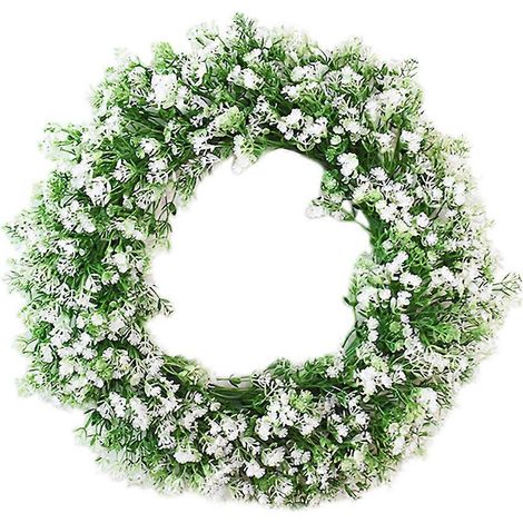 Guirlande décorative de mariage style champêtre, couronne artificielle (2 pièces) (1/5)