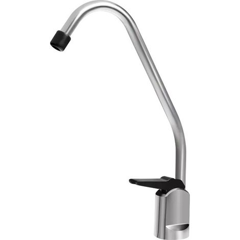 Robinet Osmose Inverse - Laiton Massif Sans Plomb - Finition Chromée - Portée 15 cm - Pour Systèmes Filtration Eau Sous Évier - 1 Pièce (1/5)
