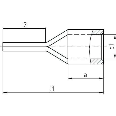 Intercable Stiftkabelschuh ICQ16ST 16qmm verzinnt 100 Stk
