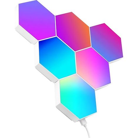 Tracer Hexagon RGB lampada multicolore 6 pezzi (1/5)