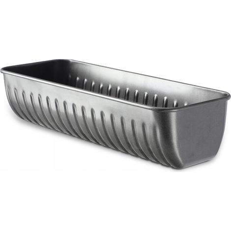 KADAX Königskuchenform, 31x7,5x12cm Backform, Blech Zwiebackform, Kastenform mit Antihaft-Schicht, M (1/5)
