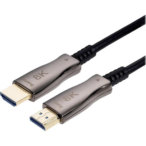 Câble de raccordement Value HDMI Fiche mâle HDMI-A 15 m noir 14.99.3484 8K UHD Câble HDMI